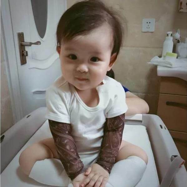 Amazoncom Baby Tattoo Sleeve Onesie