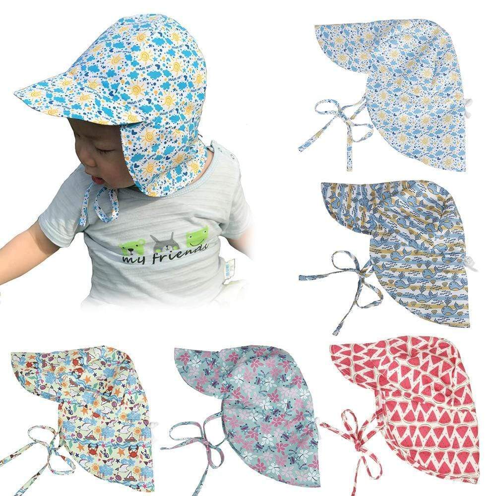 Shop Adjustable Anti-UV Baby Summer Hat - Blissful Baby Co
