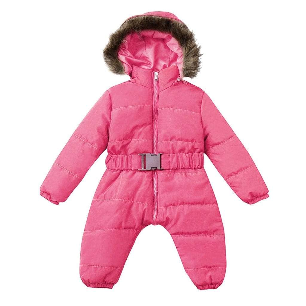Shop Fur Hooded Baby Snowsuit - Blissful Baby Co
