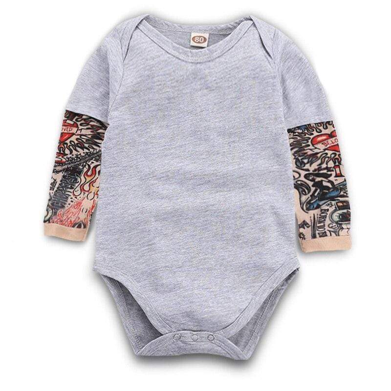 Shop Baby Tattooed Sleeves Onesie - Blissful Baby Co