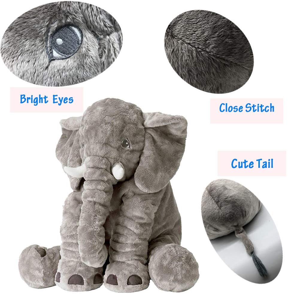 Shop Big Elephant Cuddle Plush Toy - Blissful Baby Co