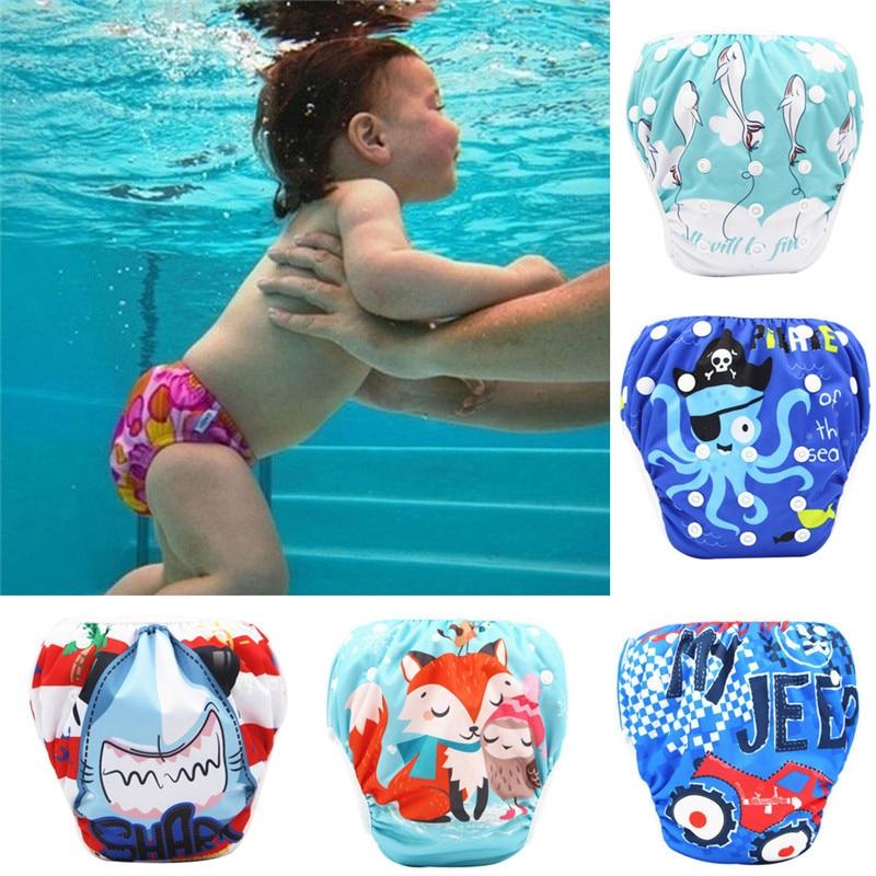 Baby Swim Diaper Waterproof Adjustable Cloth Pool Pant Cover Reusable  Washable Nappies – Baby On The Way