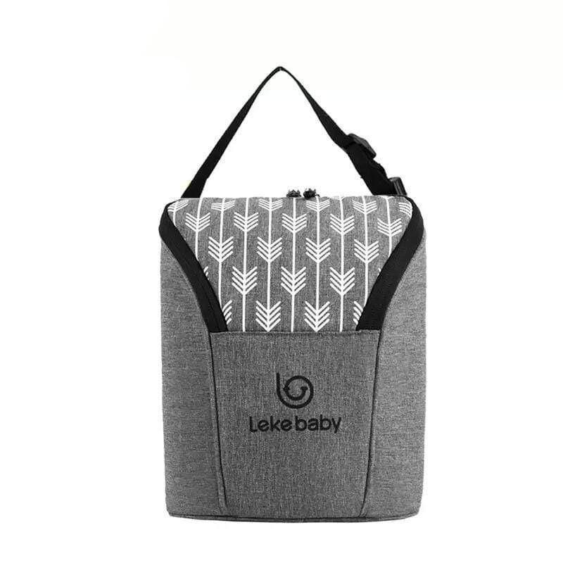 Shop Lekebaby Insulated Baby Double Bottle Travel Bag - Blissful Baby Co