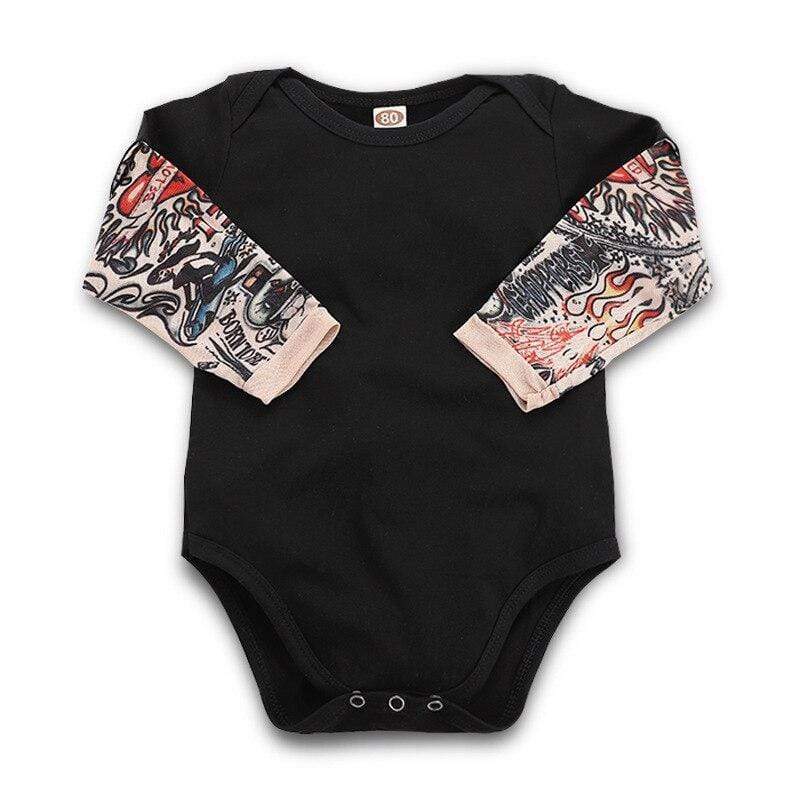 Shop Baby Tattooed Sleeves Onesie - Blissful Baby Co