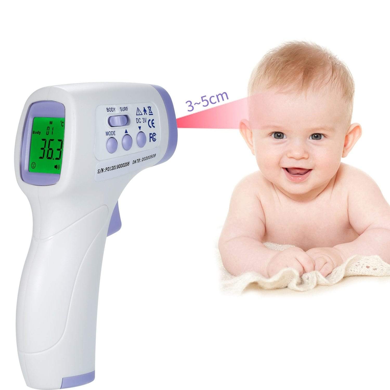 Shop Non-Contact Digital Infrared Thermometer - Blissful Baby Co