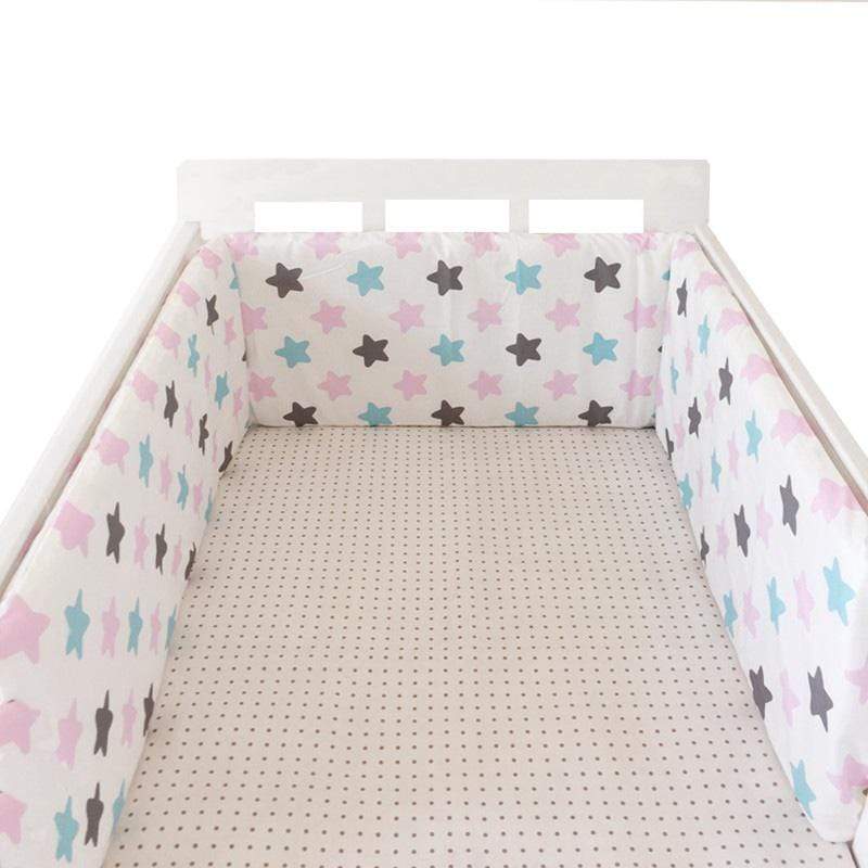 6Pcs Baby Crib Bumper Pad for Boys Girls, Breathable Crib Bumpers Padded  Crib Liner Bumper, Baby Crib Protector Bumper Cushion Crib Bumpers Padded  Crib Liner Soft Cotton Crib Padding for Sides 