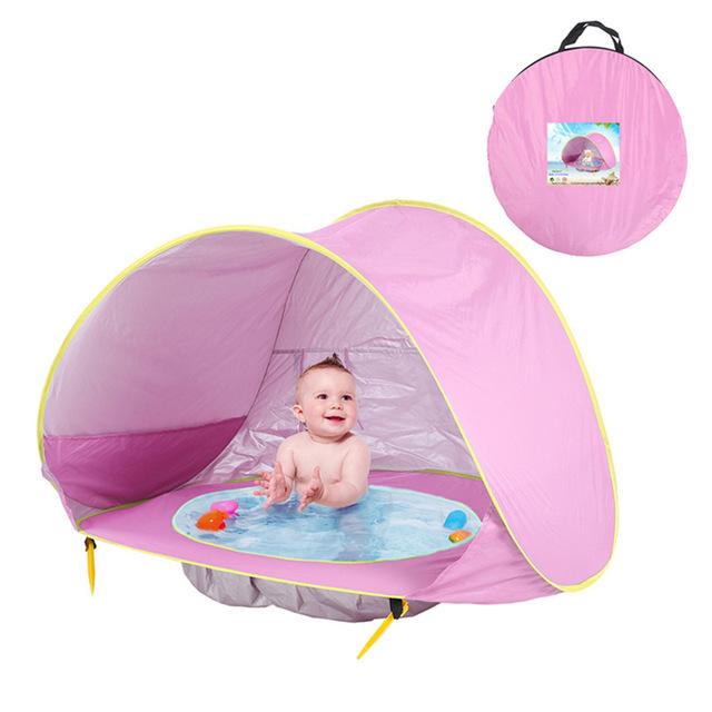 Shop Portable Baby Beach Tent with Pool - Blissful Baby Co
