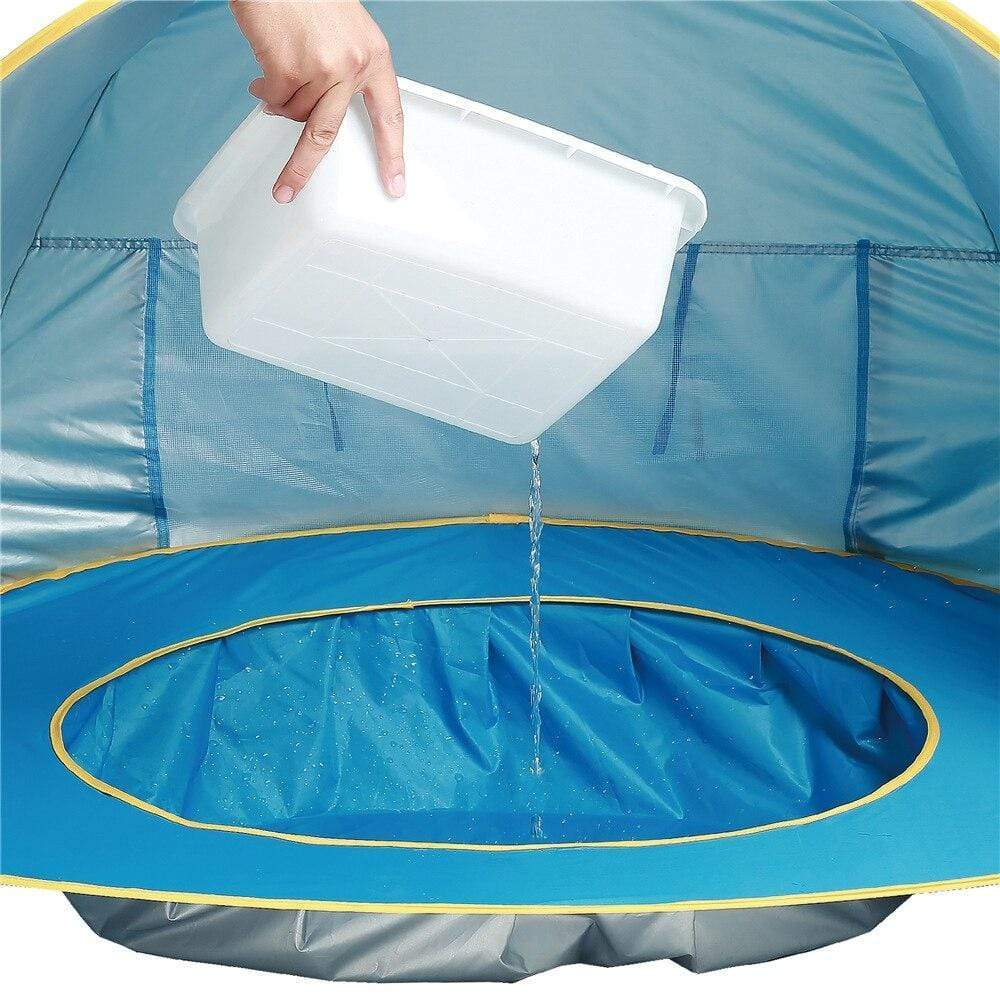 Shop Portable Baby Beach Tent with Pool - Blissful Baby Co