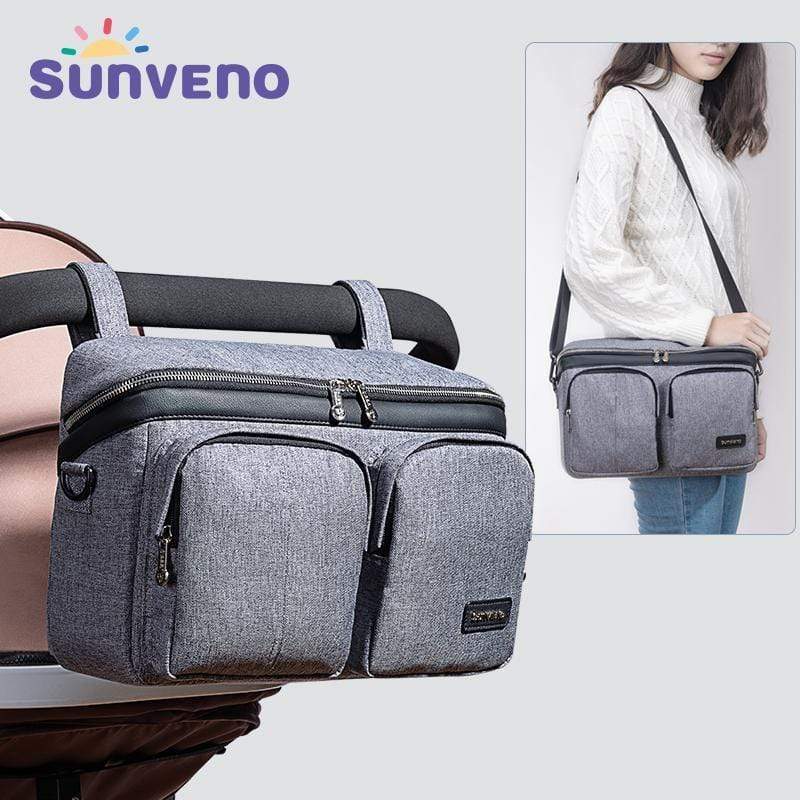 Shop Sunveno Hanging Stroller Diaper Bag - Blissful Baby Co